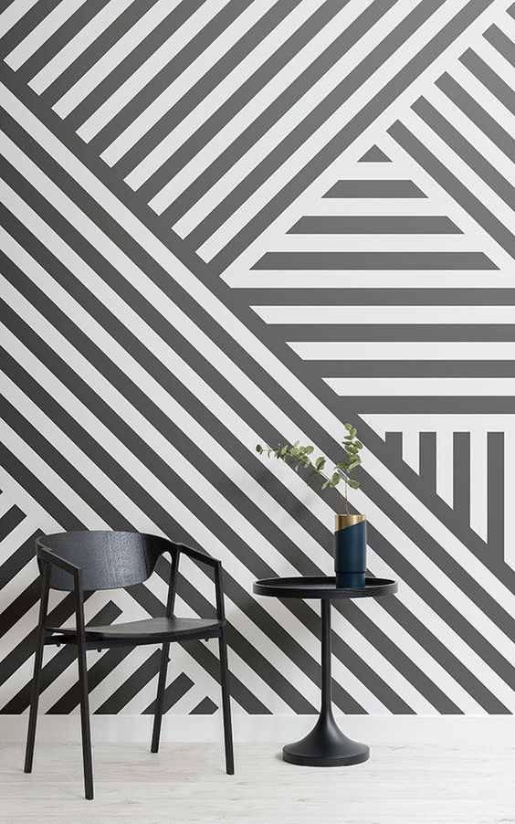 Walpaper cinza  Papel de parede preto e branco, Papel de parede